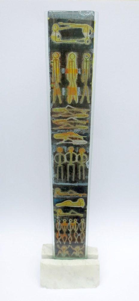 On Many Levels 2024 63x15x9cm Glasscoppersterling silver24ct goldmarble