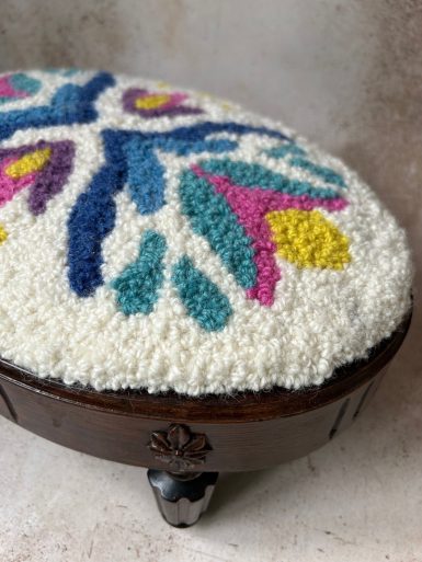 Oval Footstool Close Up HPN
