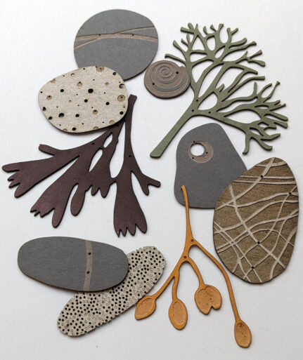 Paper pebble garland Hannah Nunn web