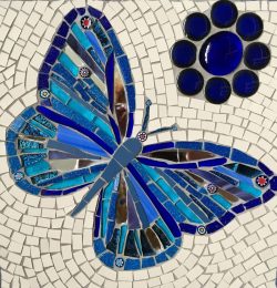 Sue Kershaw mosaic butterfly