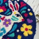 Folk Hare close up texture web