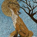 Sue Kershaw mosaic fox